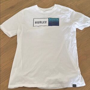 Hurley White Graphic T-Shirt for Men